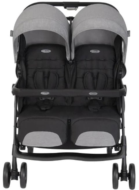 Twin Stroller Duorider Steeple Gray