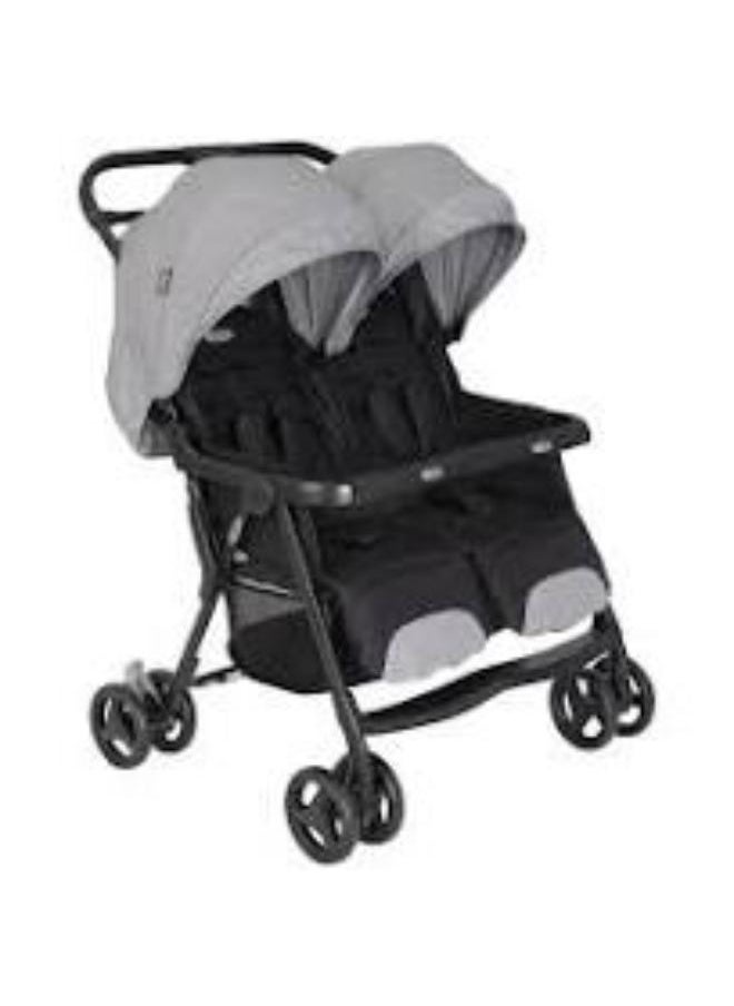 Twin Stroller Duorider Steeple Gray