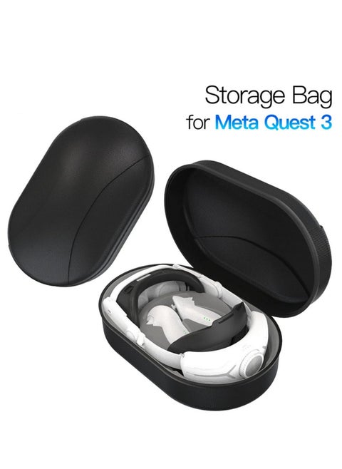 Storage Bag for Meta /Oculus Quest 3 VR Portable Travel Carrying Case Bag Hard EVA Storage Box Bag for Meta Quest3 Accessories