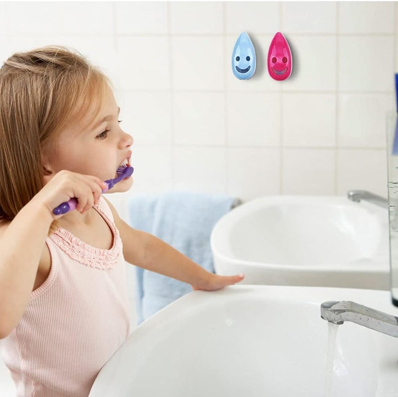 Synchain Toothbrush Holder Cover, 6pcs Toothbrush Head Cover Case Cap Suction Cup Portable Toothbrush Protector 6 Colors for Family, Kids, Travel - Image 5