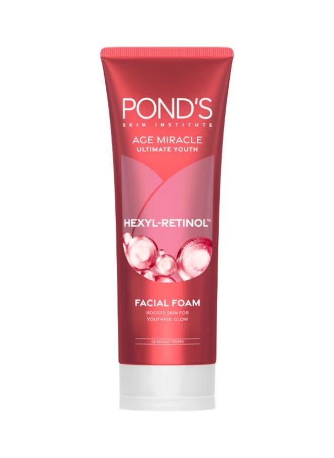 Pond's Age Miracle Ultimate Youth Facial Foam With Hexyl Retinol 100grams 