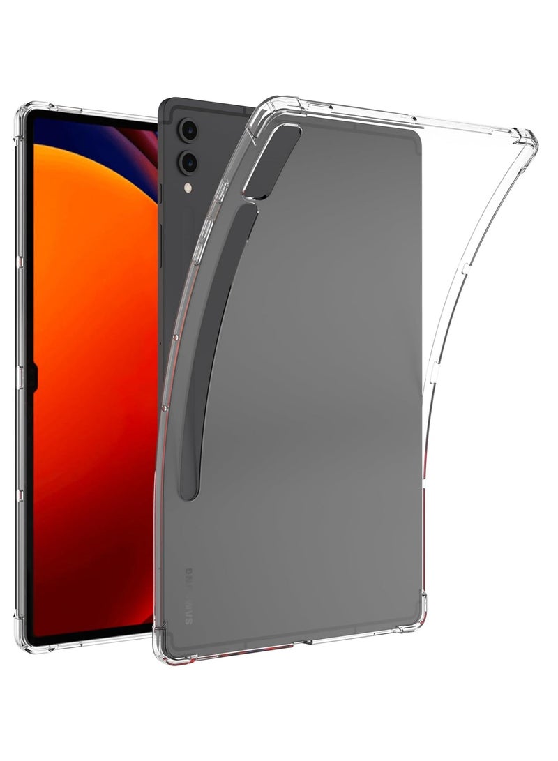 Case for Samsung Galaxy Tab S10 Plus 2024/ Galaxy Tab S9 Plus 2023 Tablet Case, Soft TPU Shookproof Slim Lightweight Anti-Scratch Protective Cover Case for Samsung Galaxy Tab S10 Plus-Clear  - Image 1