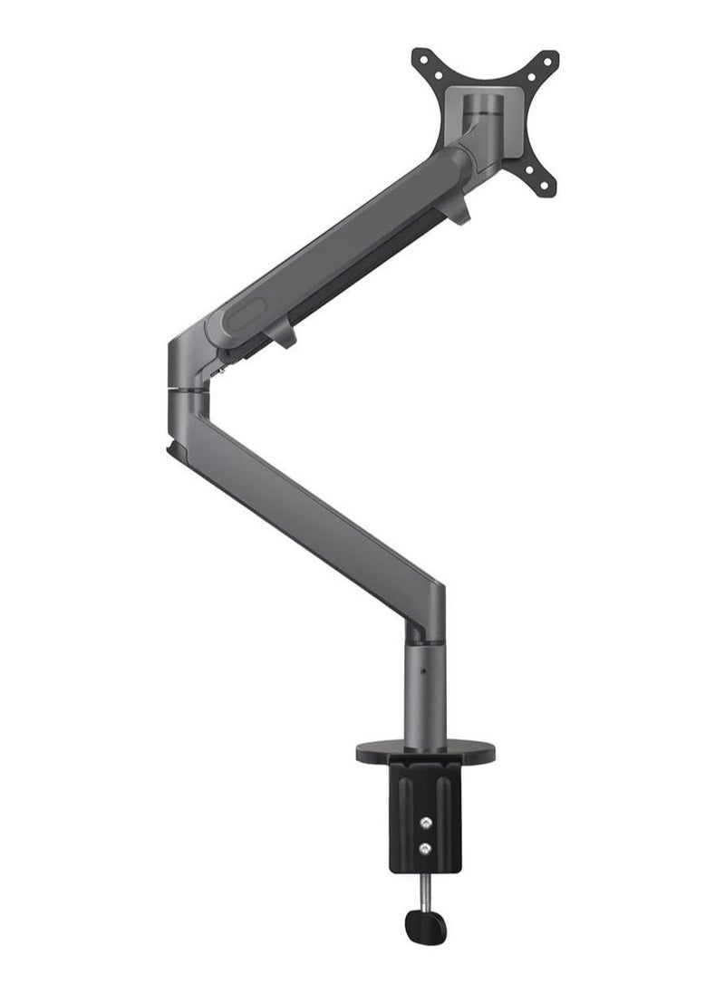 ELTRAZONE - Single Gas Spring LCD Arm Desk VESA Bracket & Monitor Arm Stand for 10"-30" Screens: Tilt up 90° /down 85°, Swivel left/right 180°, 360° Rotation - Image 1