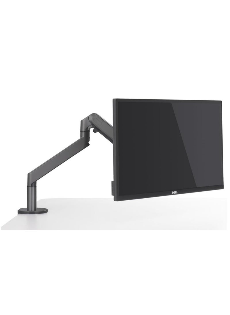 ELTRAZONE - Single Gas Spring LCD Arm Desk VESA Bracket & Monitor Arm Stand for 10"-30" Screens: Tilt up 90° /down 85°, Swivel left/right 180°, 360° Rotation - Image 1