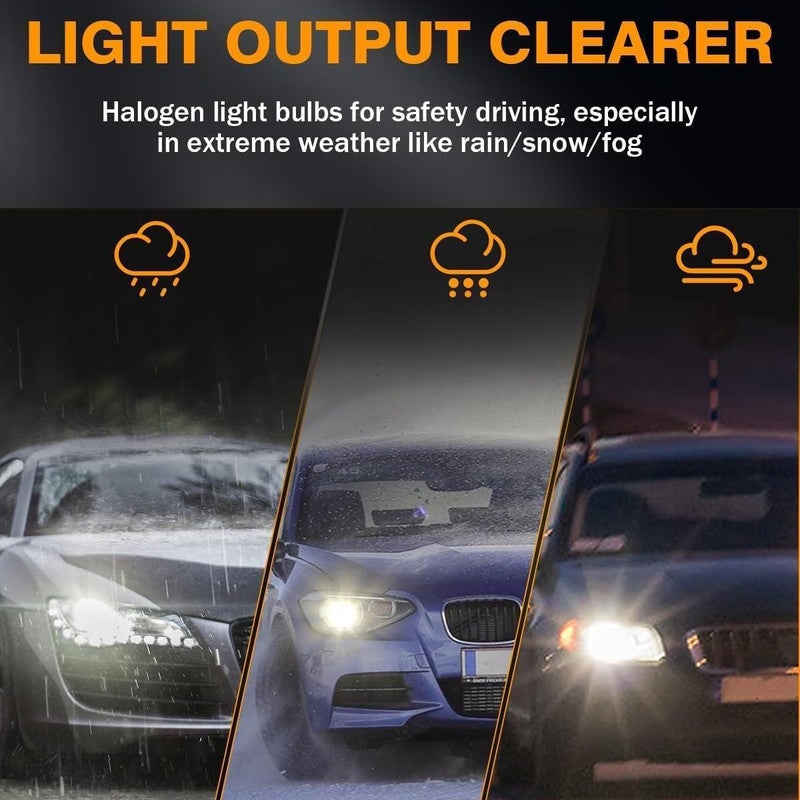 Feema Premium 9006 Halogen Headlight Bulb 12V/80W – Xenon Gas Filled, Anti-UV Quartz Glass, 1200 Lumens High Output, Made in Korea with German Technology - Image 4
