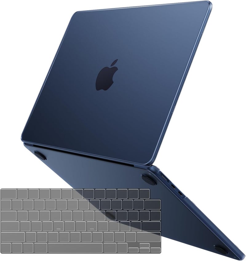 soonjet for MacBook Air 13 inch Case with Keyboard Cover, Matte Finish Cover, Fits 2022-2025 M4/M3/M2 Models A3240 A3113 A2681, Color-Matched Transparent Design for MacBook Air 13.6 inch - Image 1