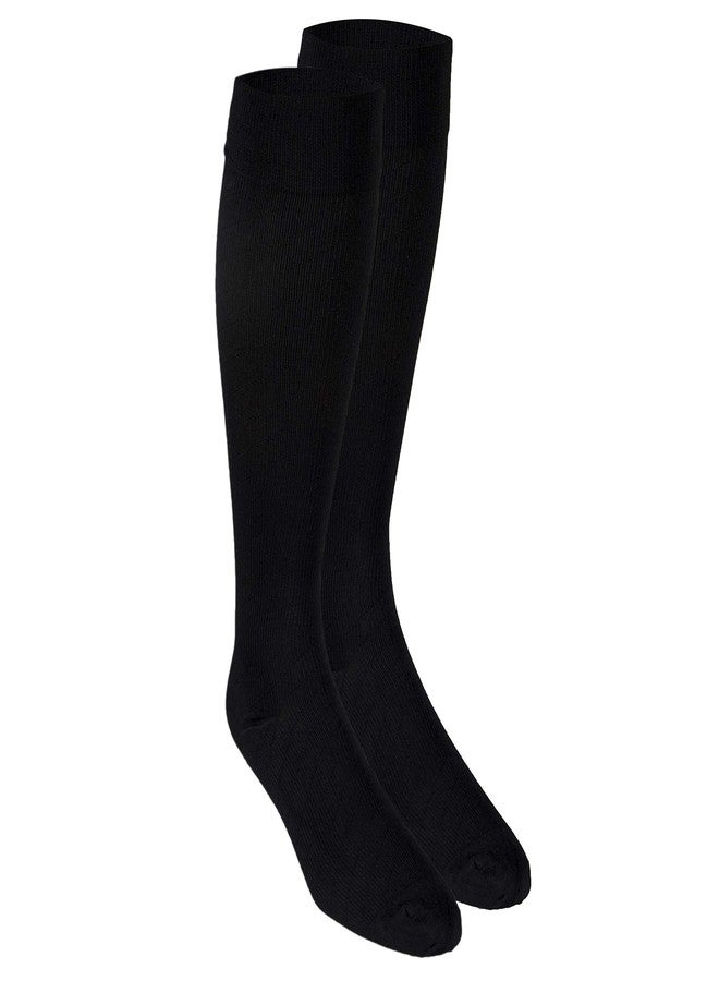 Truform Travel Compression Socks for Men and Women, 15-20 Knee High Over Calf Length, Black, Medium - Image 2