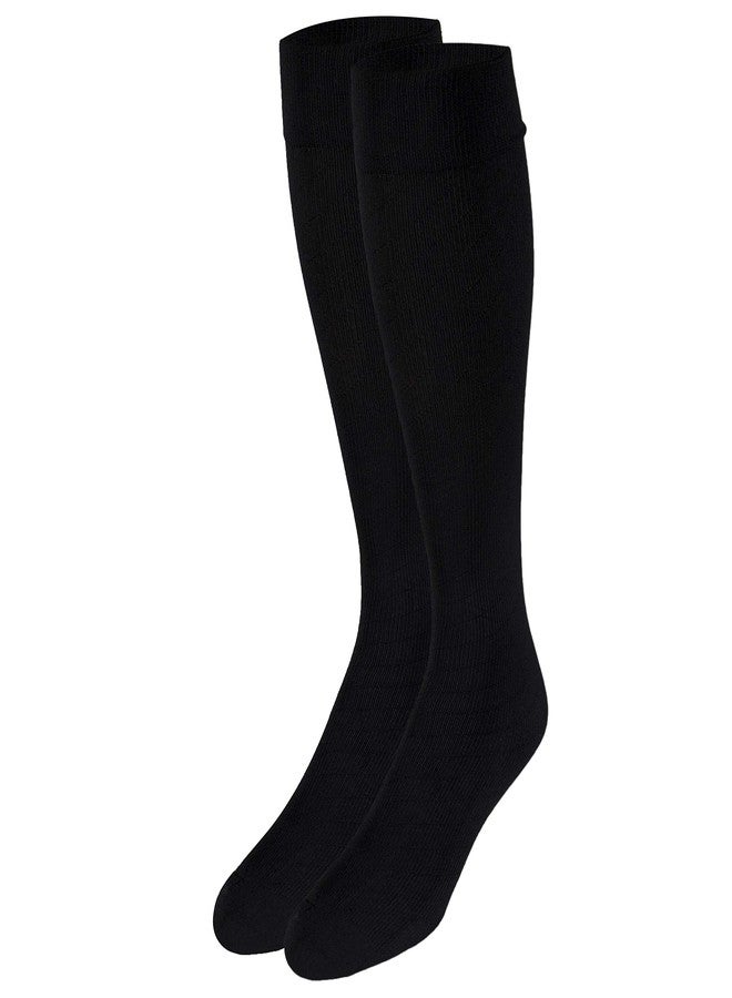 Truform Travel Compression Socks for Men and Women, 15-20 Knee High Over Calf Length, Black, Medium - Image 5