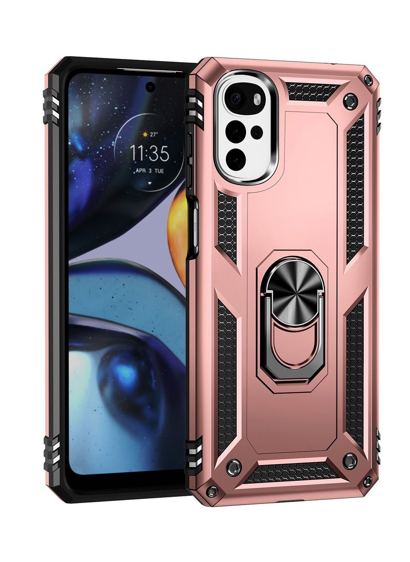 URBBKING Protective Case Cover for Moto G22 Rose Gold  - Image 1