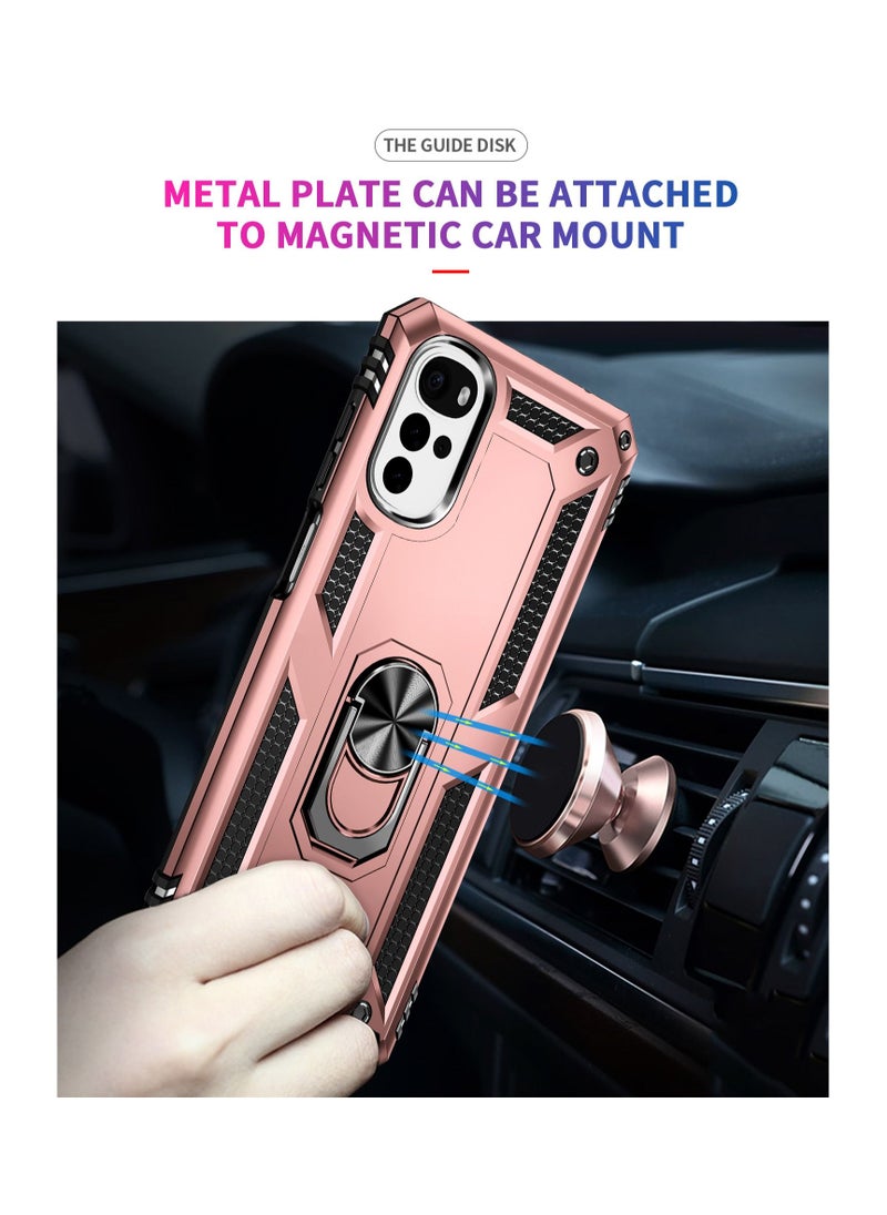 URBBKING Protective Case Cover for Moto G22 Rose Gold  - Image 4