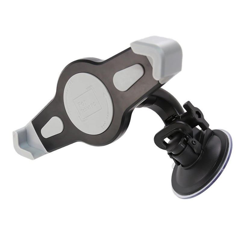 Car Suction Cup Tablet Holder Durable Navigator Stand Easy Manual Installation Practical Accessory Black - Image 2