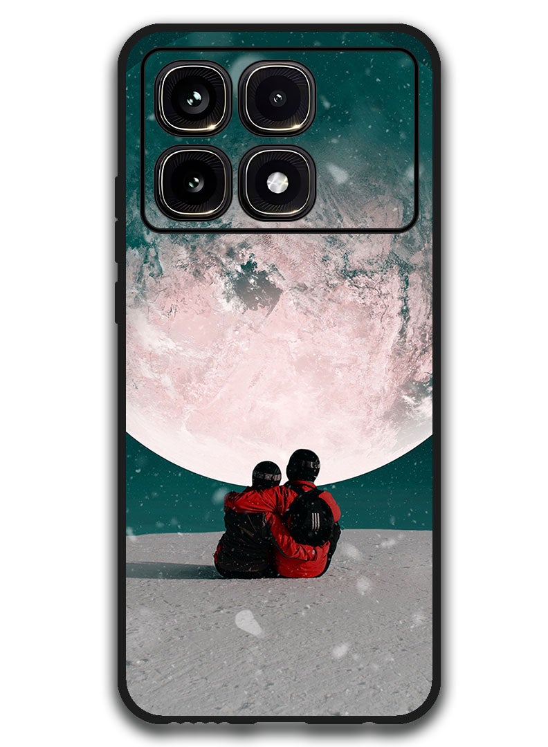 Theodor Protective Case Anti Scratch Shock Proof Bumper Cover For Xiaomi Redmi K70 Ultra couple_hugs_moon - Image 1