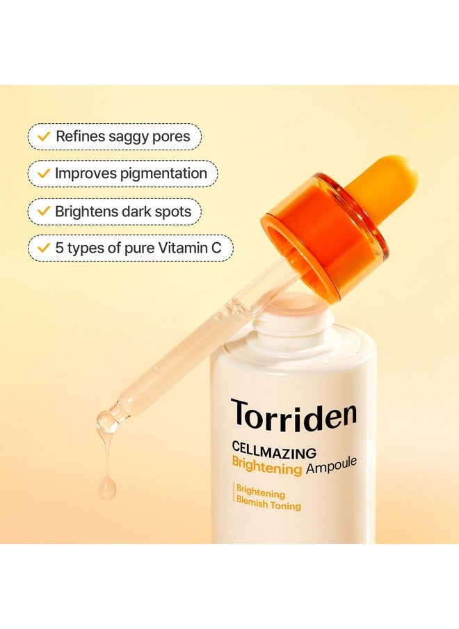 Torriden Torriden CELLMAZING Vita C Ampoule 30ml (1.01 fl.oz.) | Refining Sagging Pores and Skin Texture | 5D Vitamin C, Seaweed Complex, Panthenol | Korean Facial Serum  - Image 5