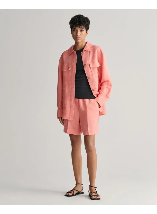 GANT Gant Relaxed Fit Linen Blend Pull-On Shorts