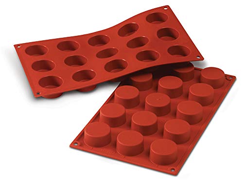 Silikomart Petit Cake Mould 40mm Terracotta - Image 1