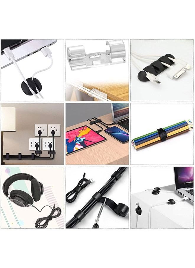 Arabest - 53-Piece Wire Management Organizer Kit for Fastening Cable Ties - Image 1