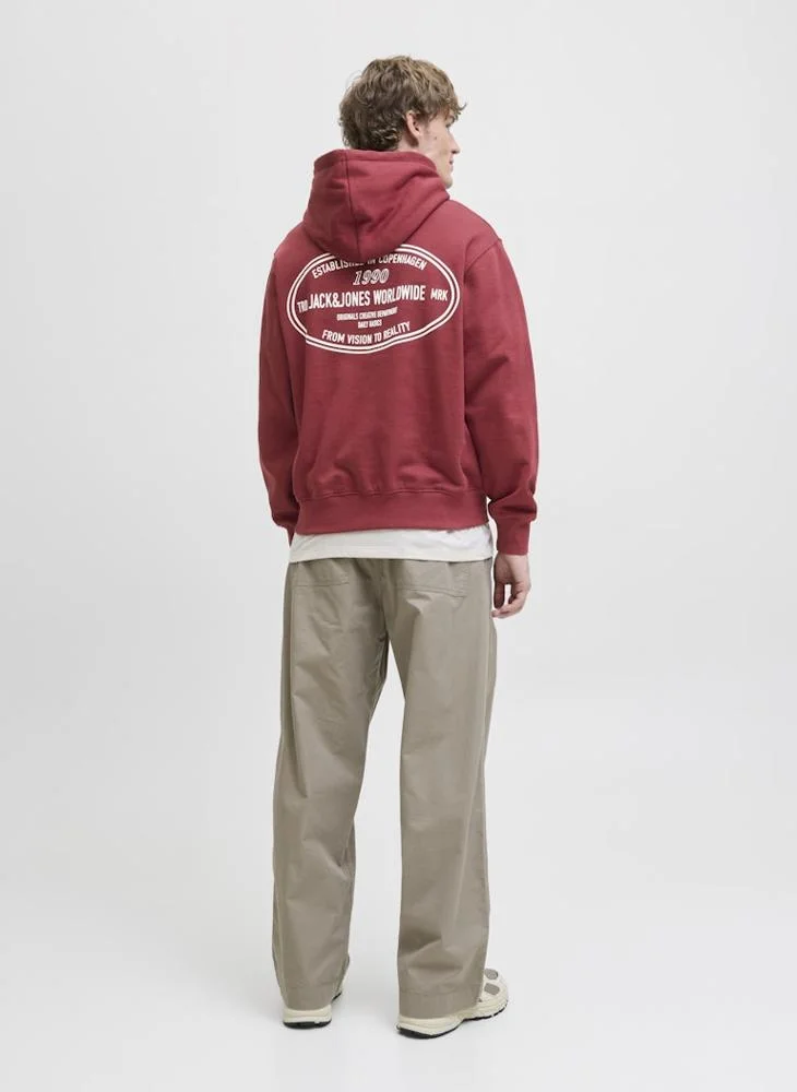 JACK & JONES Graphic Pullover Hoodie