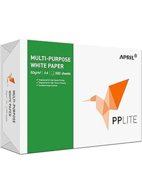 ورق PaperOne PP Lite، 80 جرام، مقاس A4، 500 ورقة في رزمة