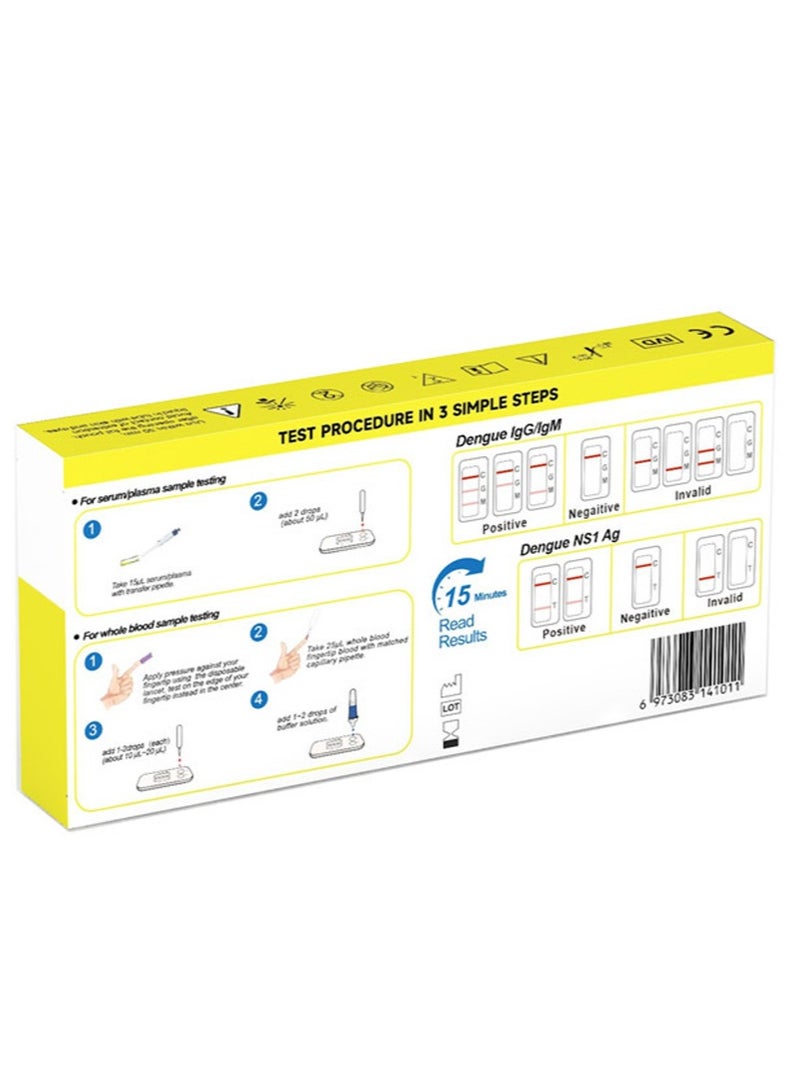 Dvot Dengue Ns1 Antigen And IGG IGM Combination Test Kit，Easy To Use，Reliable，Full Privacy Protection，Accuracy Greater Than 98%，Results In 15 Minutes  - Image 4