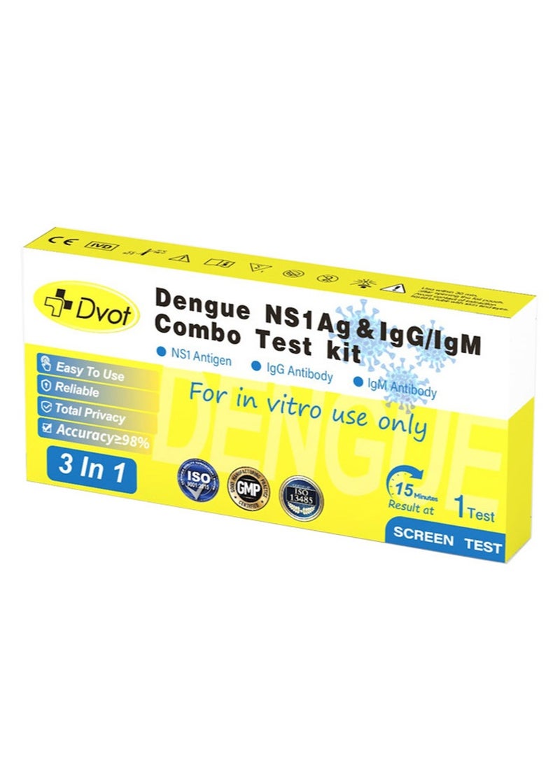 Dvot Dengue Ns1 Antigen And IGG IGM Combination Test Kit，Easy To Use，Reliable，Full Privacy Protection，Accuracy Greater Than 98%，Results In 15 Minutes  - Image 5