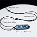 Runyangshi Labradorite Pendants Single PointedQuartz Necklace 6 Faceted Chakra Wand Reiki Energy Amulet for Men Women HandWoven Rope Gift - Image 4