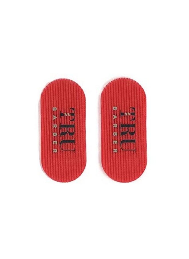 TRU BARBER Hair Grippers 2 Colors Bundle Pack 4 Pcs For Men And Women Salon And Barber Hair Clips For Styling Hair Holder Grips (Red/Black)  - Image 5