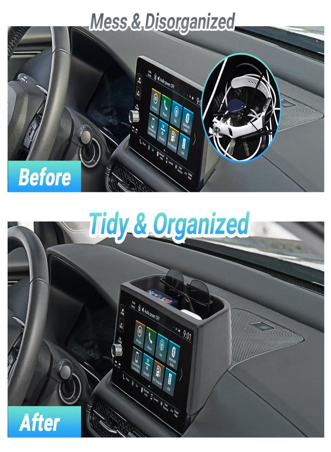 Sinminou Center Console Organizer Dashboard Tray Compatible with 2023-2025 Honda HR-V Interior Accessories, Dashboard Storage Organizer Box, Fits both Honda HRV 7-inch and 9-inch Screen - Image 4