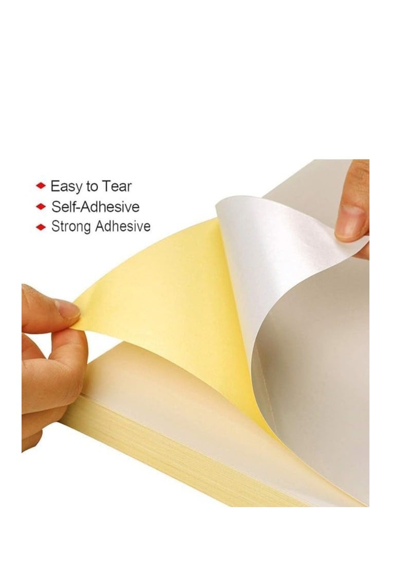 A4 ADDRESS AND MULTI-PURPOSE LABELS WHITE,1 LABELS/SHEET 210MMX297MM - Image 2
