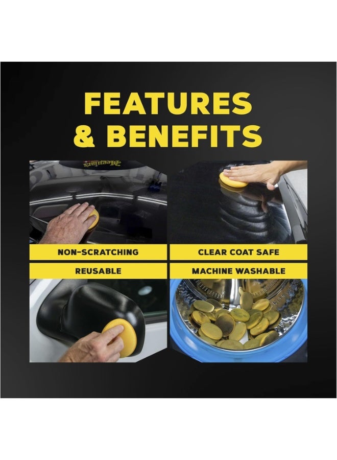Meguiar's Supreme Shine Applicator Pads Ensure Smooth Wax Application, Even Coverage, Scratch-Free Professional Results Every Time - Image 3