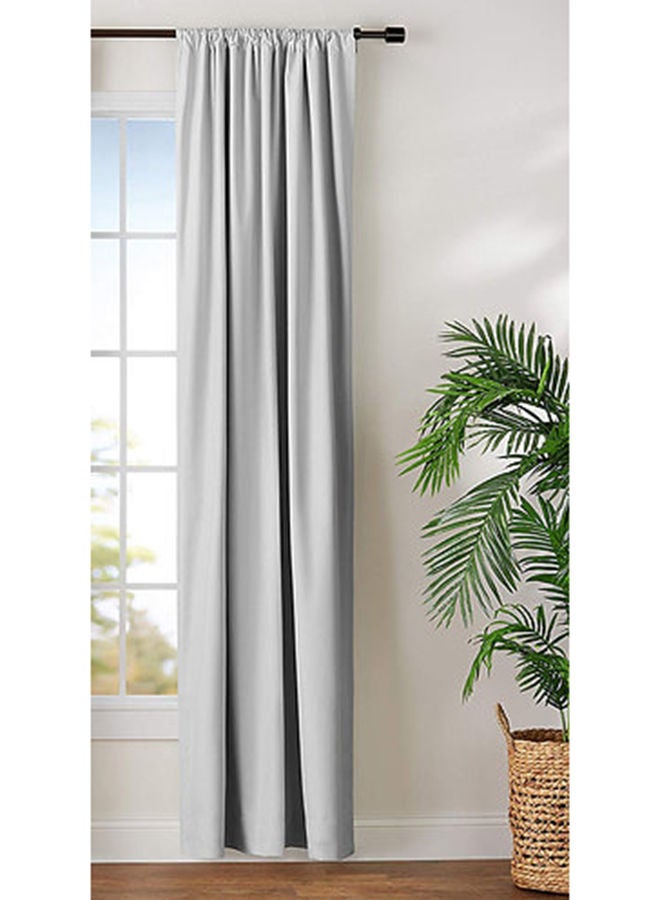 Cartela Curtains ستائر تعتيم الغرفة بشريط 132 عرض × 160 ارتفاع - Image 1