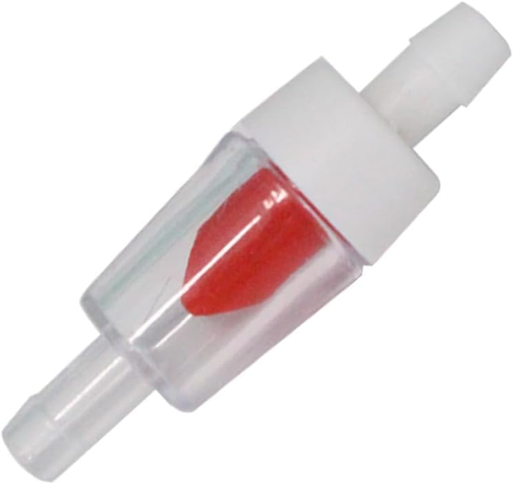 Meridian 20PCS Aquarium Air Tubing Non-Return Check Valves, Plastic One-Way Flow Control Accessories for Fish Tank, Red - CT - Image 2