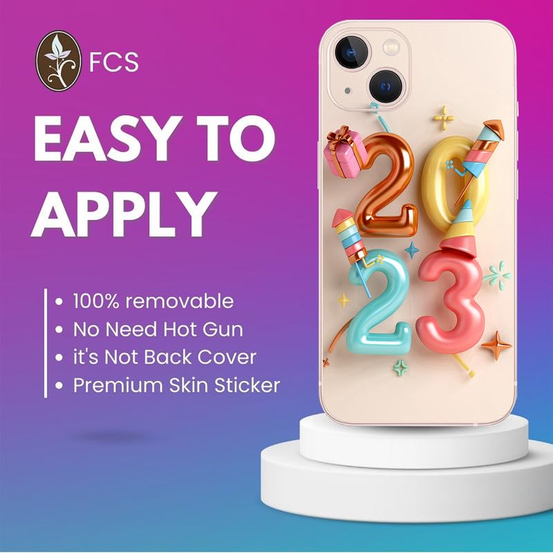 FCS ملصق جلد خلفي مصمم مطبوع لهاتف هواوي نوفا Y90 (2023 -16) - Image 4