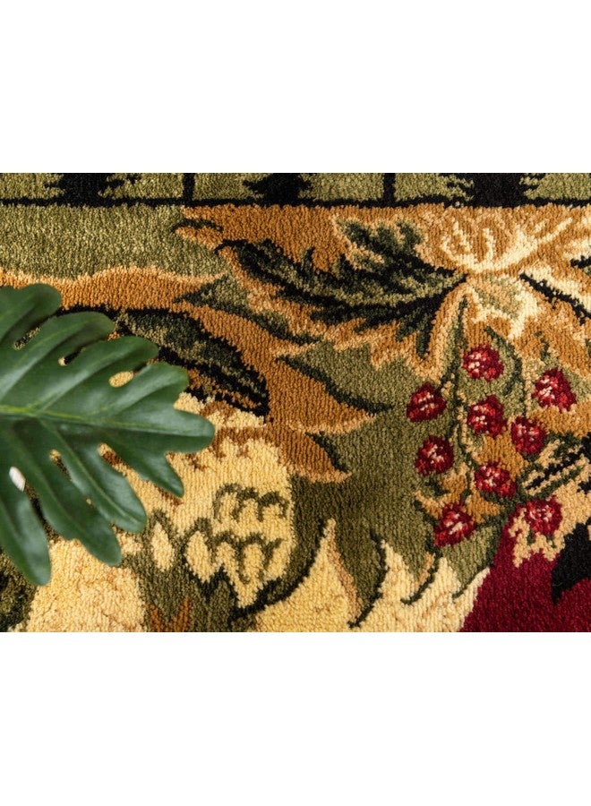 Unique Loom Barnyard Collection Area Rug - Farm (2'X 8' Runner, Cream/ Black) - Image 5