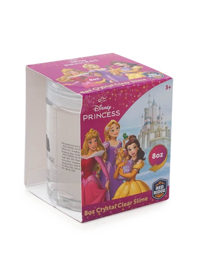 Disney Princess سلايم كريستال كلير 8 أونص من برينسيس | ناعم، لامع وقابل للتمدد | سلايم غير لاصق للأطفال | مثالي للهدايا | شفاف | العمر 3 سنوات وما فوق - Image 2