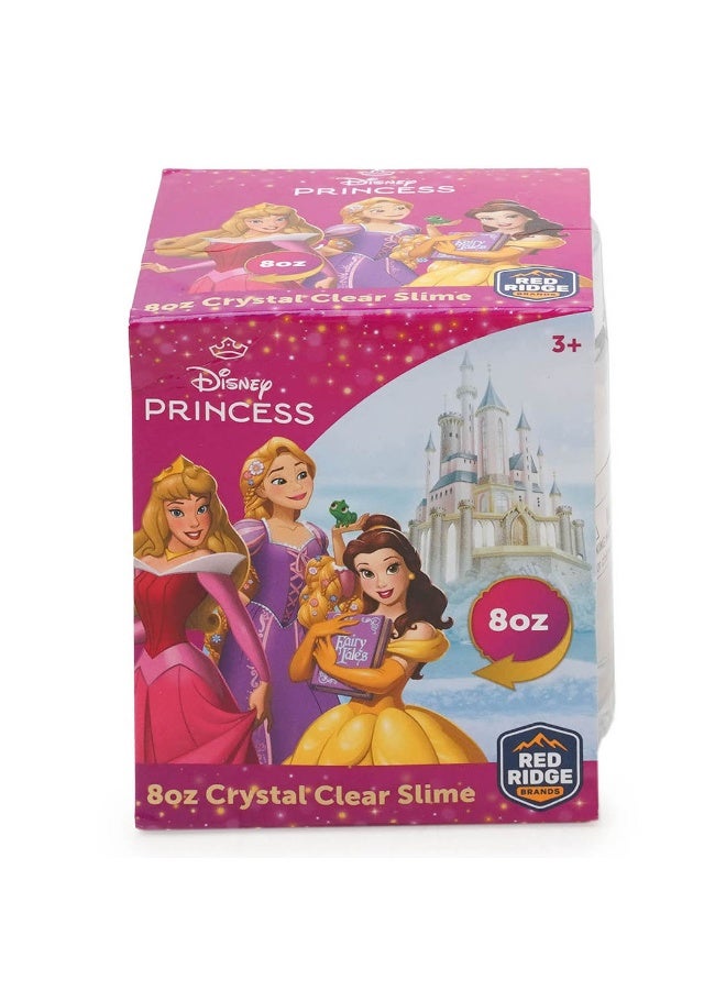Disney Princess سلايم كريستال كلير 8 أونص من برينسيس | ناعم، لامع وقابل للتمدد | سلايم غير لاصق للأطفال | مثالي للهدايا | شفاف | العمر 3 سنوات وما فوق - Image 1
