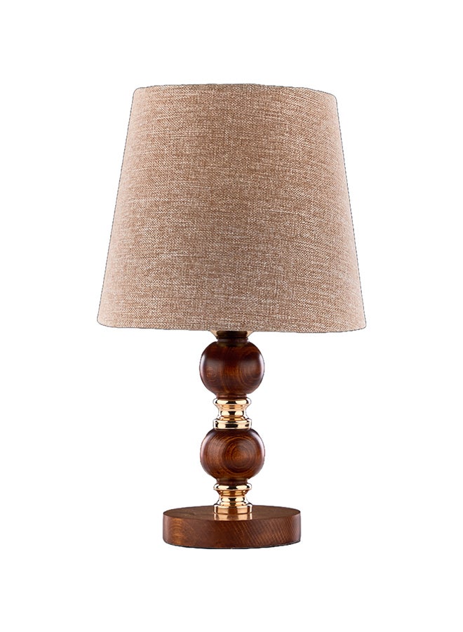 NAGAFA SHOP Bubles 1 Lamp Brown Gold  Shapoo Beige Table Lamp 