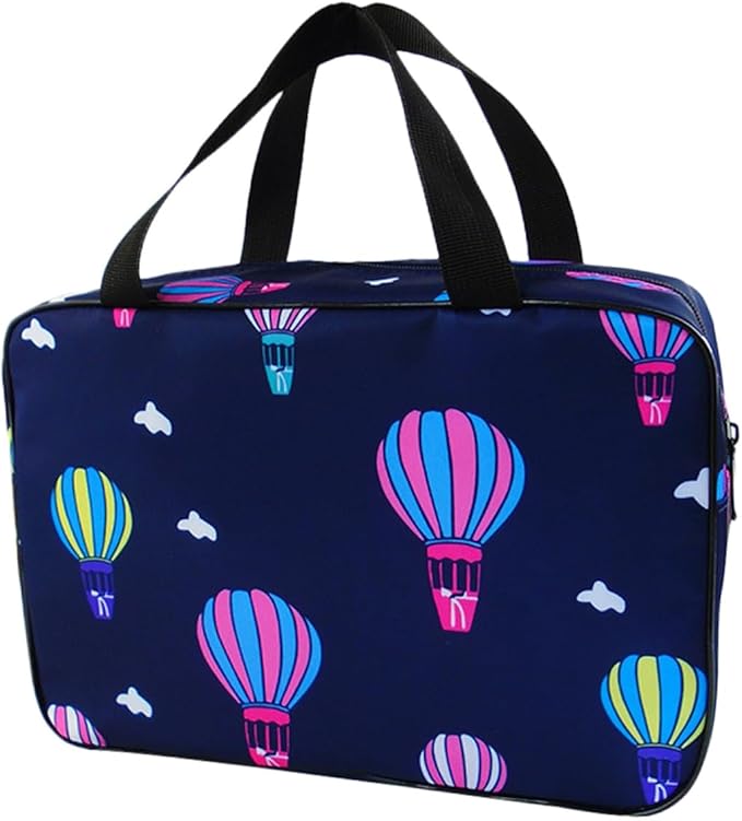 Portable Shower Bag Multifunctional Toiletry Pouch For Travel Swimming And Fitness Blue 30x20cm - Image 1