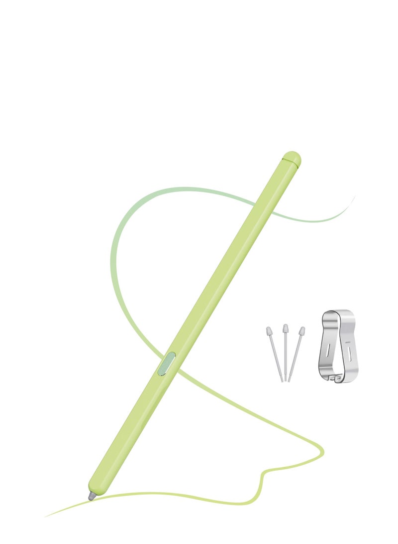 Stylus Pen for Samsung Galaxy Z Fold5 Slim Design 1.5mm Tip 4096 Pressure Levels Compact and Lightweight Green - Image 2