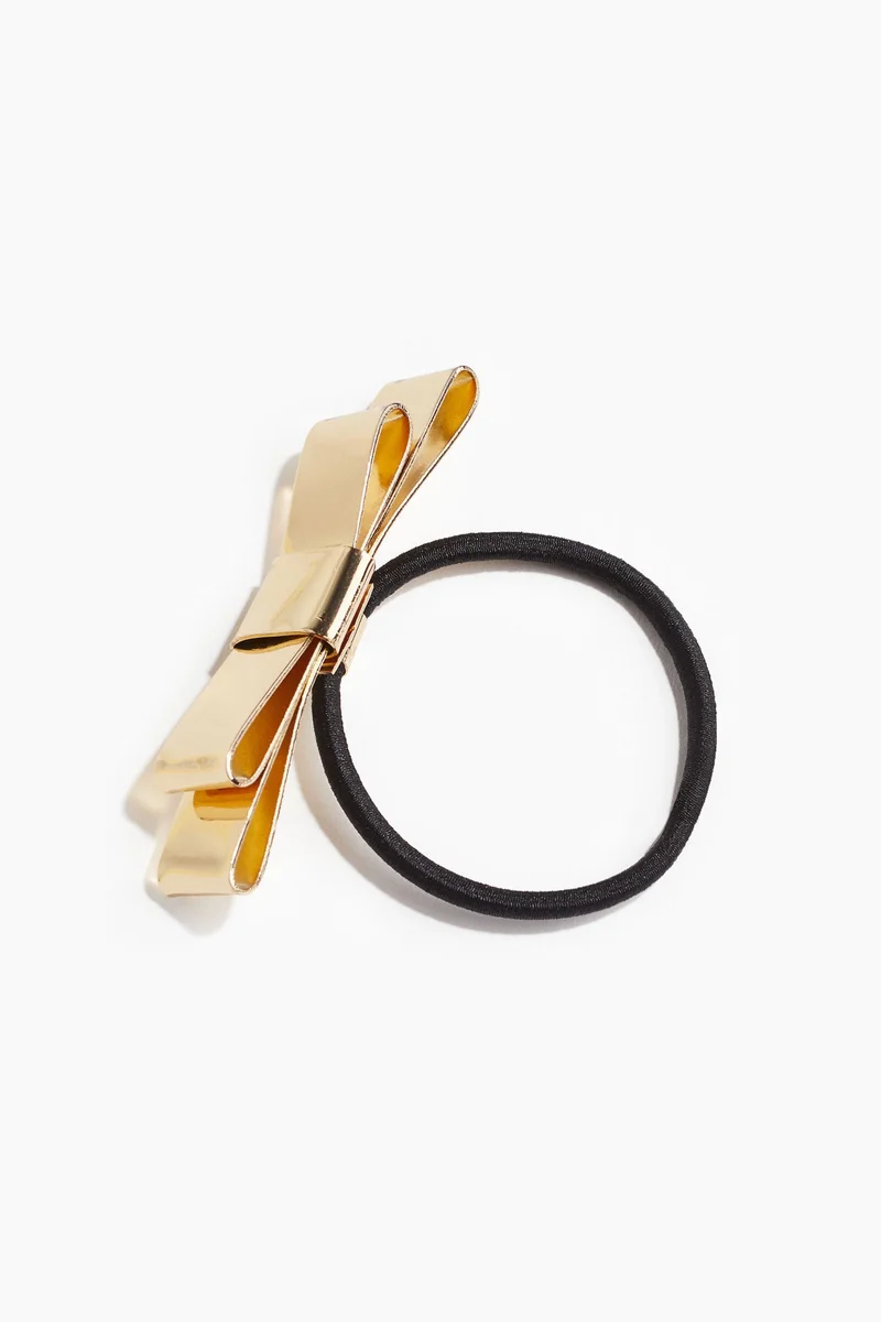 H&M Bow-detail hair elastic