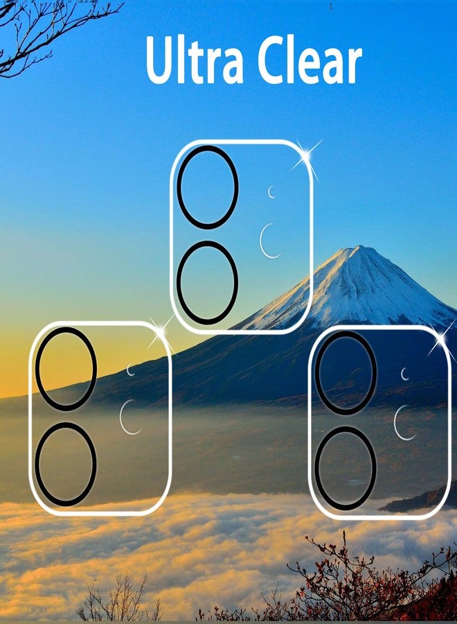 Dengduoduo 【3 Pack】 Tempered Glass Camera Lens Protector for iPhone 12 6.1", Ultra HD, 9H Hardness, Anti-Scratch, Case Friendly, Easy to Install [No Affect on Night Shots] - Image 2