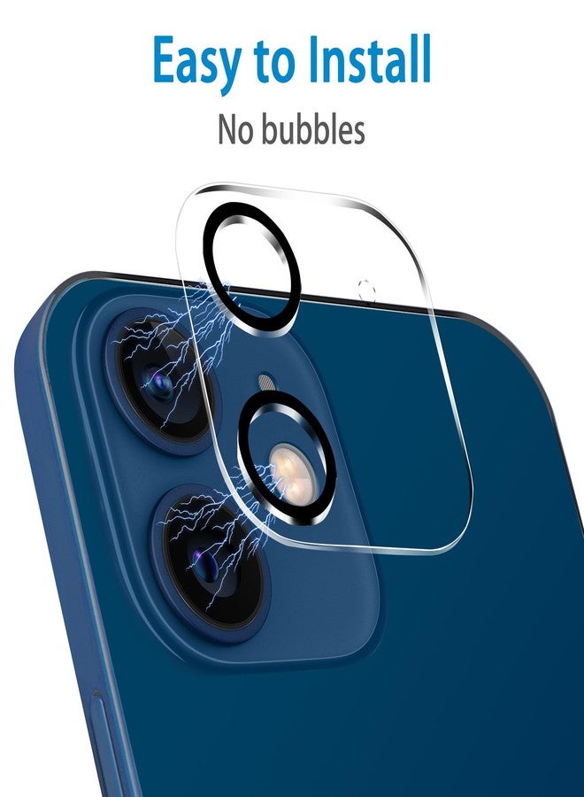 Dengduoduo 【3 Pack】 Tempered Glass Camera Lens Protector for iPhone 12 6.1", Ultra HD, 9H Hardness, Anti-Scratch, Case Friendly, Easy to Install [No Affect on Night Shots] - Image 5