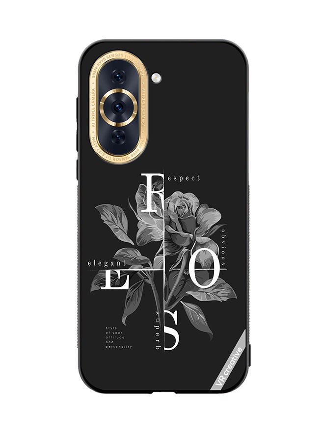 VR CREATIVE Protective Case Cover For Huawei Nova 10 Flower Design Multicolour - Image 1