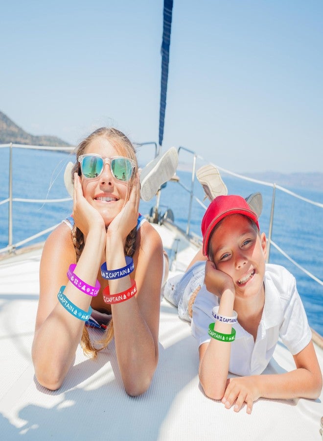 PIBIPAID Nautical Theme Rubber Bracelets 36Pcs Silicone Wristbands Nautical Ocean Decorations Birthday Party Favors Supplies - Image 3