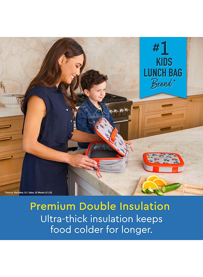 Bentgo Kids Prints Lunch Bag - Trucks - Image 2