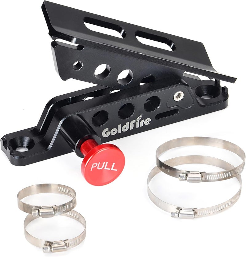 Goldfire Quick Release Fire Extinguisher Mount Bracket Holder Aluminum Roll Bar Mount Bottle Holder Adjustable for Jeep Wrangler TJ JK JL JKU UTV Polaris RZR Ranger (Black) - Image 4