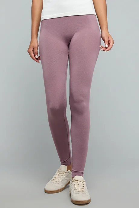 أر أند بي Seamless Leggings with Elastic Waist