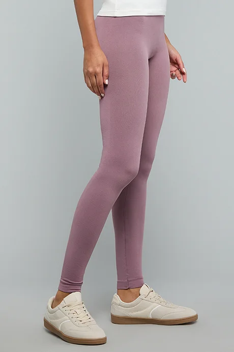 أر أند بي Seamless Leggings with Elastic Waist