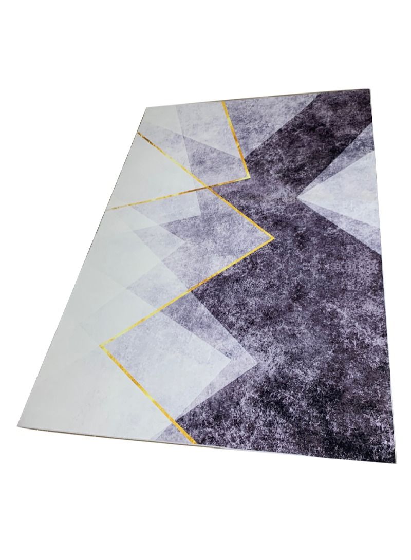 Sharpdo Modern Style Area Rug Imitation Cashmere Non-slip Super Soft Touch Living Room Bedroom Kitchen Decoration of Carpet Floor Rug 200x300cm  - Image 2