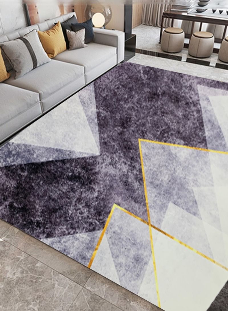 Sharpdo Modern Style Area Rug Imitation Cashmere Non-slip Super Soft Touch Living Room Bedroom Kitchen Decoration of Carpet Floor Rug 200x300cm  - Image 1