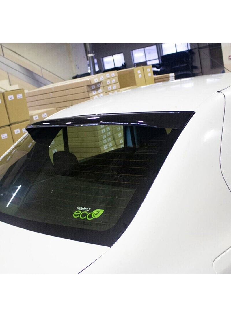 RENAULT Symbol Rear Window Spoiler Spoiler Glossy Black 2013+  - Image 3